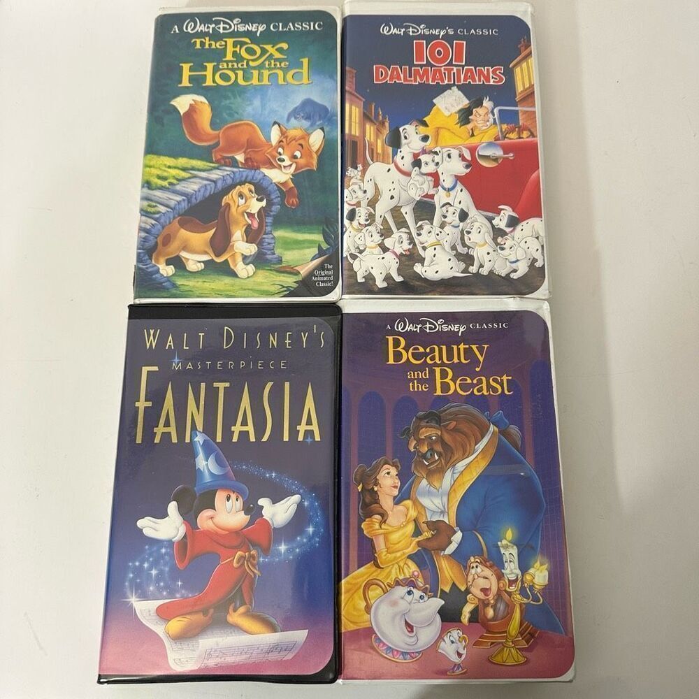 Disney Black Diamond VHS lot of 4 Videos